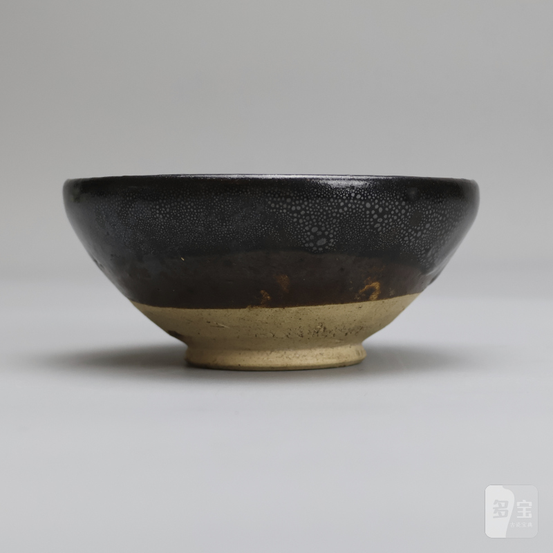 明代 黑釉油滴盏 - 图6